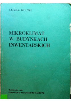 Mikroklimat w budynkach inwentarskich