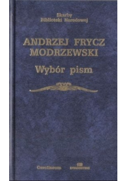 Andrzej Frycz Modrzewski Wybór pism
