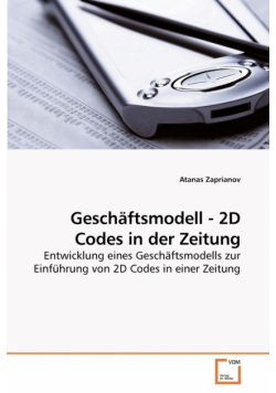 Geschäftsmodell - 2D Codes in der Zeitung