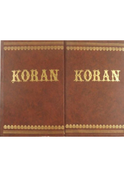 Koran tom I i II reprint z 1858 r