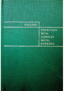Reduction With Complex Metal Hydrides