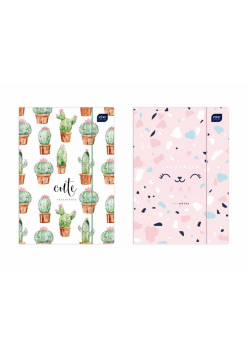 Teczka z gumką A4+ LUX UV Trends Girls (10szt)