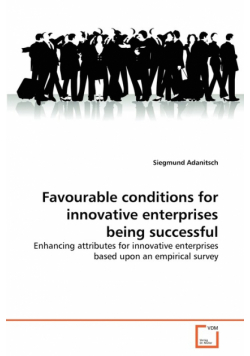 Favourable conditions for innovative enterprises being successful