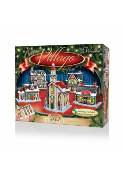 Wrebbit Puzzle 3D 116 el Christmas Village