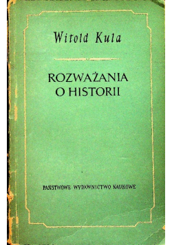 Rozważania o historii