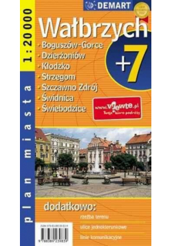 Plan Miasta Wałbrzych plus 7   DEMART