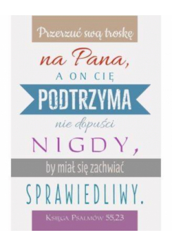 A Kartka składana - Przerzuć swą troskę