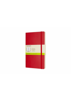 Notes Classic 13x21 gładki - czerwony MOLESKINE