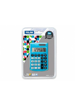 Kalkulator Pocket Touch niebieski MILAN