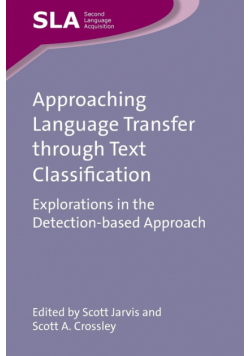 Approaching Language Transfer through Text Classification