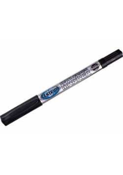 Marker permanentny DVD/CD czarny (12szt)