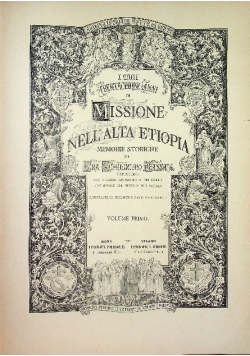 I Miei Trentacinque Anni di Missione Nell alta Etiopia tom I 1885 r.