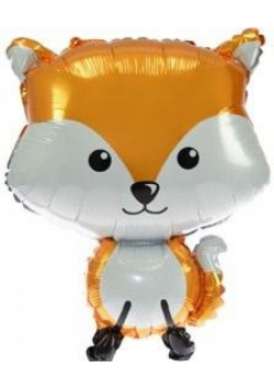 Balon foliowy leśne zwierzątka - lisek 48cm