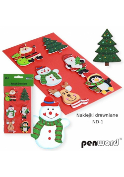 Naklejki drewniane Boże Narodzenie