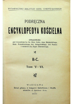 Podręczna encyklopedya kościelna Tom V VI 1905 r