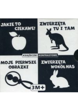 Książeczki kontrastowe 4 tomy