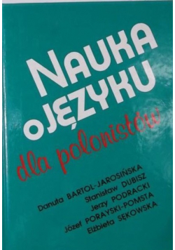 Nauka o języku dla polonistów