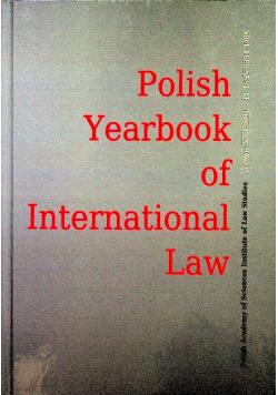 Polish Yearbook of International Law Tom XXX