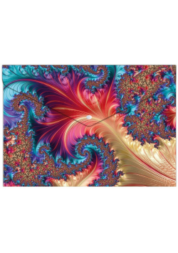 Koperta A4 na napę z nadrukiem PP Fractal