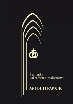 Modlitewnik. Pamiątka Sakramentu Małżeństwa czarny