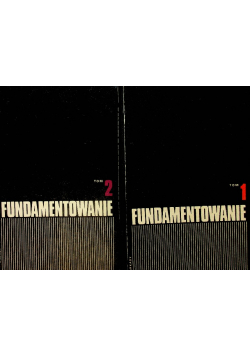Fundamentowanie Tom 1 i 2