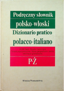 Podręczny słownik polsko włoski P - Ż