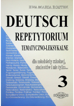Deutsch Repetytorium tematyczno - leksykalne część III