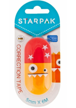 Korektor w taśmie 5mmx6m Robbi pomarańczowy