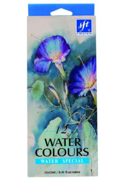 Farby akwarelowe w tubie 12 kolorów 12ml