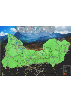 Mapa Zdrapka - Tatry polskie