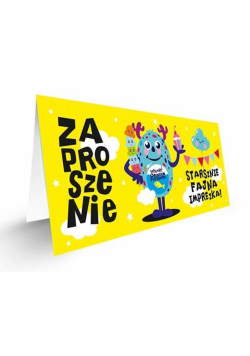 Zaproszenie - Potworek (5szt.)