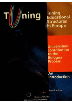 Tuning educational structures in Europe