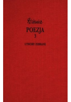 Poezja 3 utwory zebrane