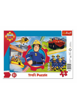 Puzzle ramkowe 15 Dzień Strażaka Sama TREFL
