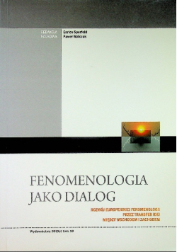 Fenomenologia jako dialog