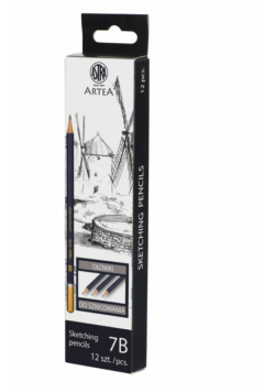 Ołówek do szkicowania 7B Artea Box (12szt) ASTRA