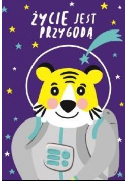Karnet B6 Urodziny - Kosmonauta