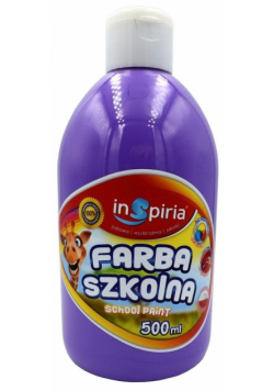 Farba szkolna lawendowa 500ml