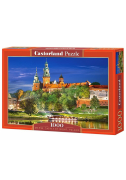 Puzzle 1000 Wawel Castle by Night, Poland CASTOR
