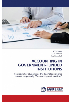 Accounting In Government-Funded Institutions