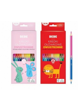 Kredki ołówkowe dwustronne BB Kids 12/24 kol