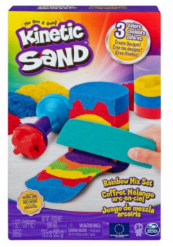 Kinetic Sand Zestaw Tęczowych narzędzi 383g