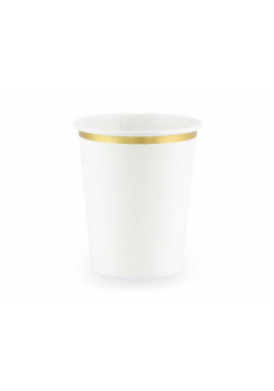 Kubeczki białe 260 ml 6szt