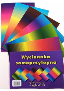 Wycinanka samoprzylepna A4 Tęcza