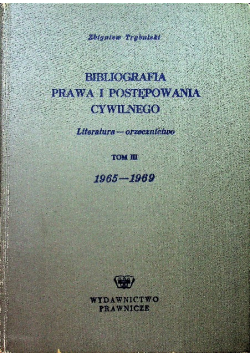 Bibliografia prawa i postępowania cywilnego