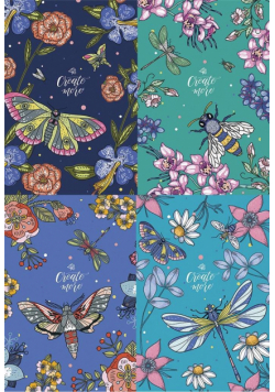 Brulion A5/80K linia Butterflies ASTRA
