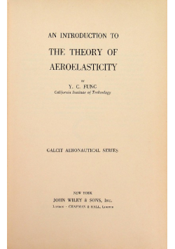 An introduction to the theory of aeroelasticity