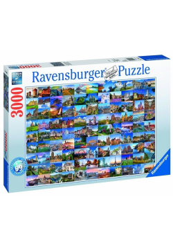 Puzzle 3000 99 pięknych miejsc w Europie