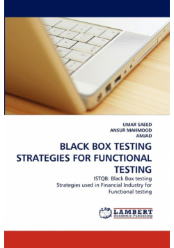 Black Box Testing Strategies for Functional Testing