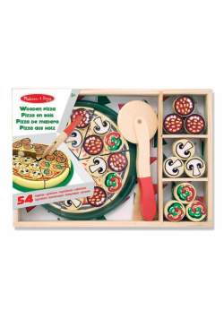 Drewniany zestaw Pizza party